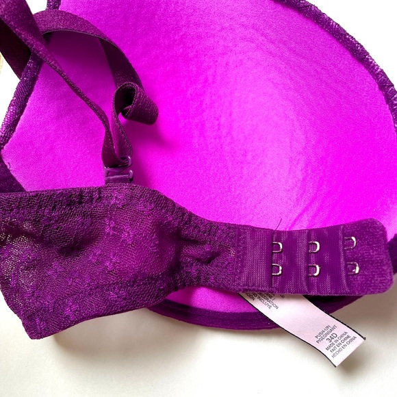 Victoria’s Secret Sexy Tee Lacie Push-Up Bra - Purple 34D - Picture 3 of 4